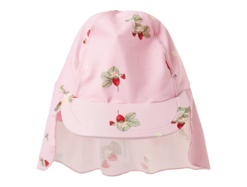 Lyserød solhat med jordbærprint fra Name It 13226593 fragrant lilac